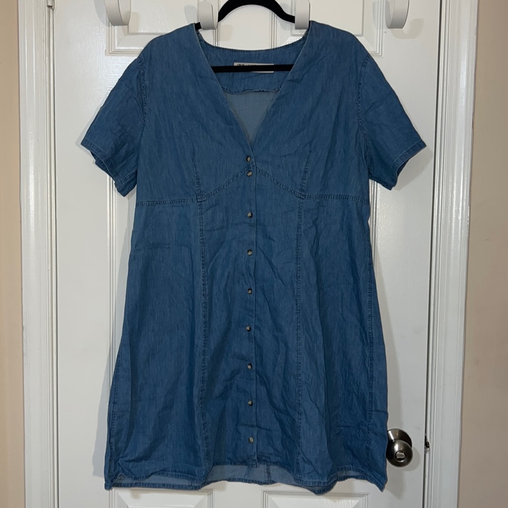 ASOS Button Down Denim Dress